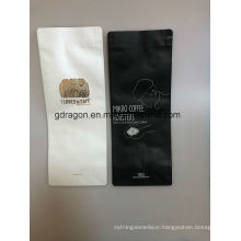Stand up Aluminum Food Coffee Beans Vacuum Bag Pouch